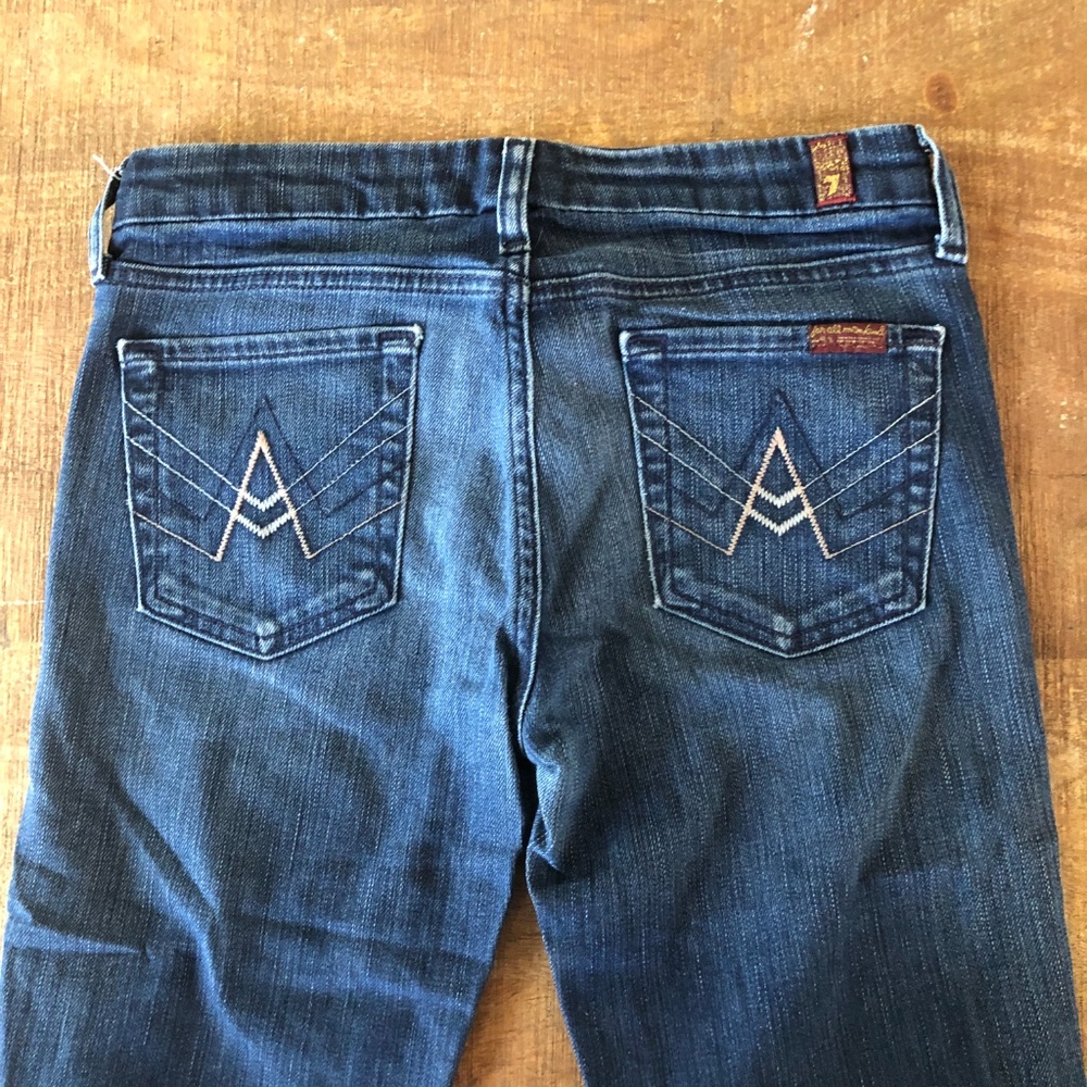 Vintage 7 for all Mankind A Pocket Dark Dakota size 26